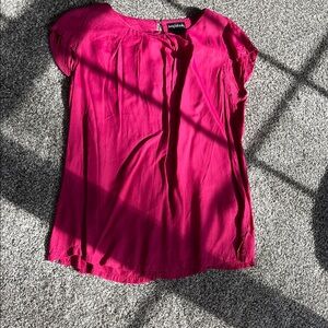 Long Tall Sally Fuchsia Blouse